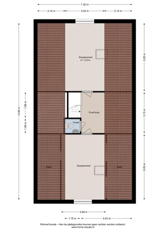 Floorplan - Gedempte Schuinesloot 6, 7776 PD Slagharen